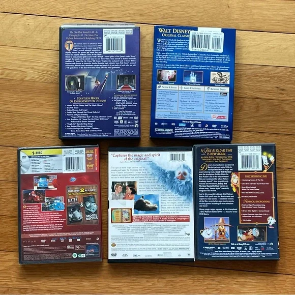 LAST CHANCE Kids DVD Bundle (Set of 5) Family Movie Night Disney Classics Pixar - Picture 2 of 7